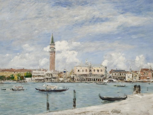 La Place Saint Marc a Venise vue depuis San Giorgio