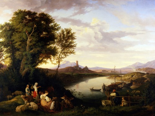 Banks of the Tiber near Acqua Acetosa
