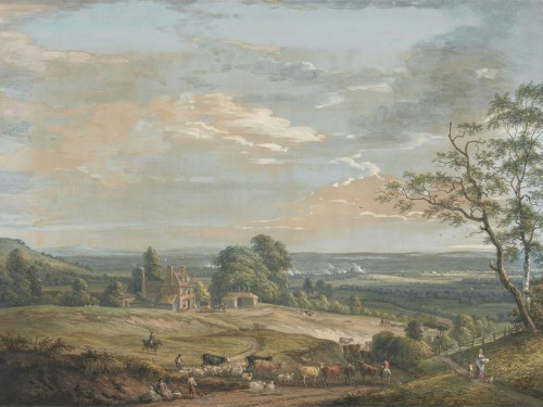 A Distant View of Maidstone, from Lower Bell Inn