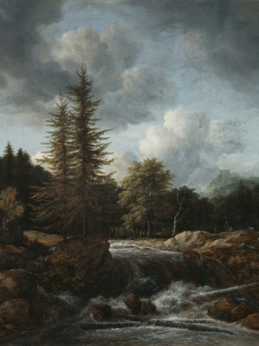 Landscape with Waterfall