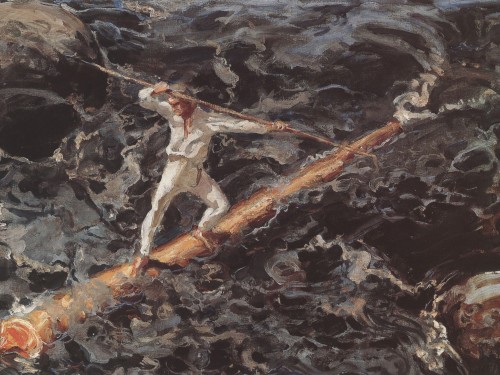 The Log Floater, 1923