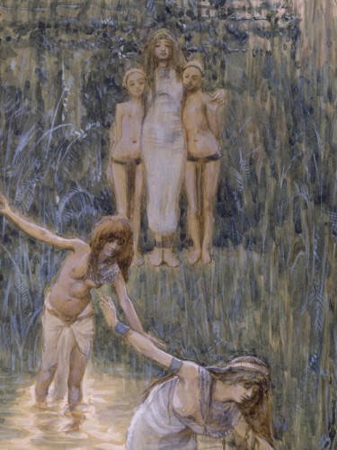 Pharaoh's Daughter Has Moses Brought to Her
