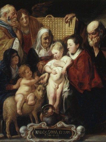The Holy Family with Saint Anne and Young Baptist