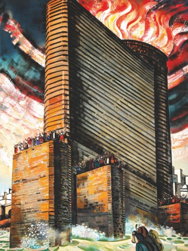 Maiden Tower (The Right Side of the Triptych)
