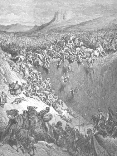 Картина 061. Samson Destroys the Philistines with an Ass' Jawbone