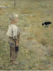 Картина Boy with a Crow