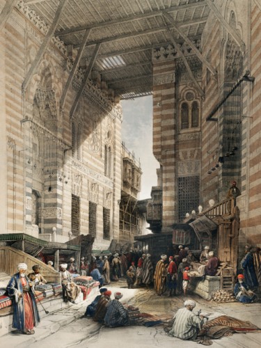 Bazaar of the silk mercers, Cairo