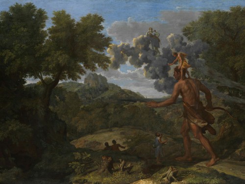 Blind Orion Searching for the Rising Sun
