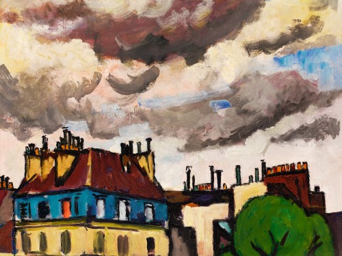 Rooftops and Clouds, Paris