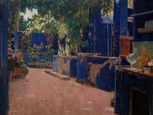 Blue Courtyard