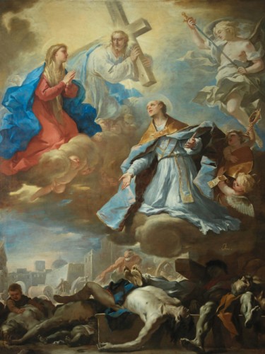 San Gennaro intercedes with Christ