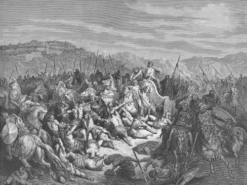 Картина 092. The Israelites Slaughter the Syrians