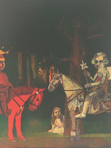 and the two knights sat