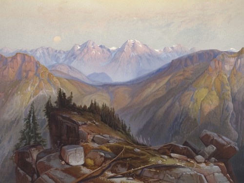 Lower Yellowstone Range seen from Yellowstone