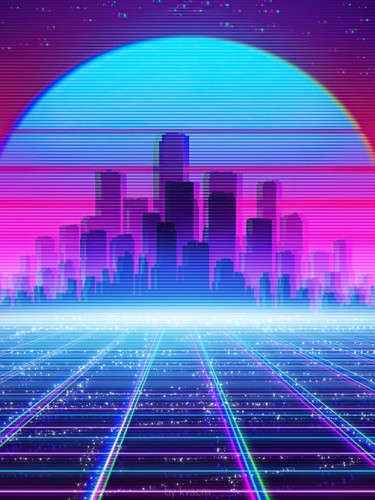 Синтвейв город