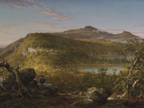 A View of the Two Lakes and Mountain House