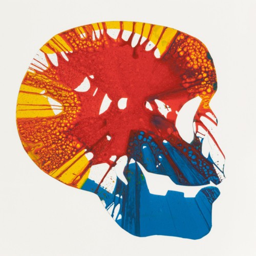 Skull Spin Painting