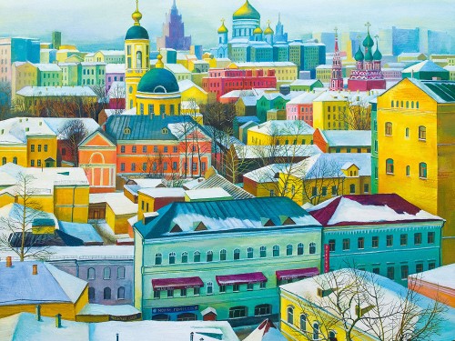 Зима в Москве