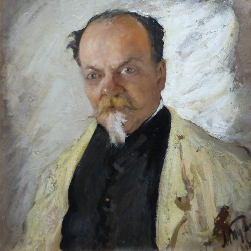 Портрет художника Николая Плюснина, 1914