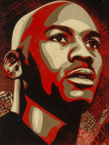 Michael Jordan Hall of Fame Portrait