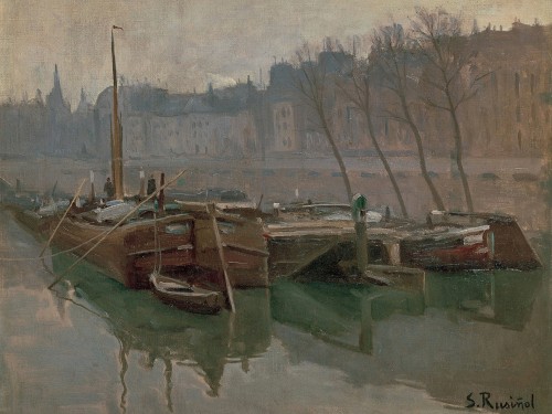 Boats on the Seine