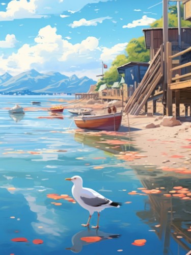 Постер Море, артикул 187381