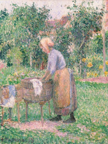 A Washerwoman at eragny