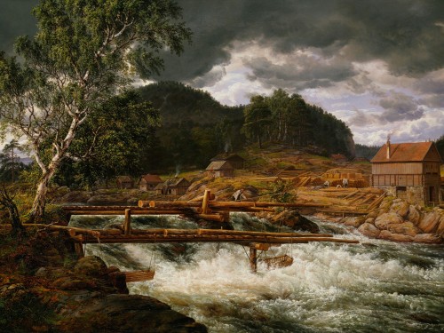Hellefossen near Hokksund