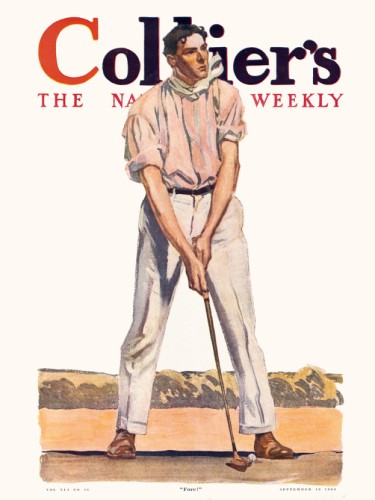 Collier's. Fore! 1908
