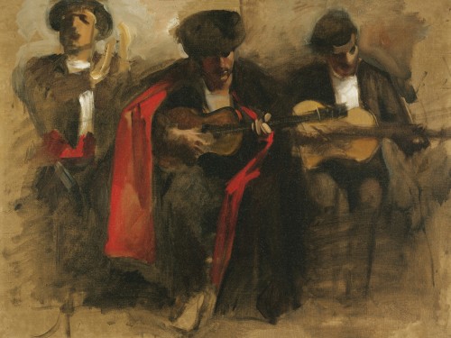 Study for Seated Musicians