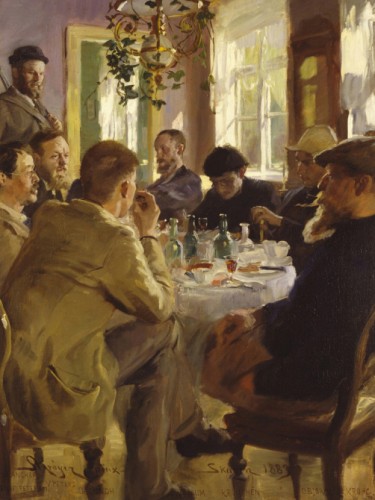 Artists luncheon at Brondums