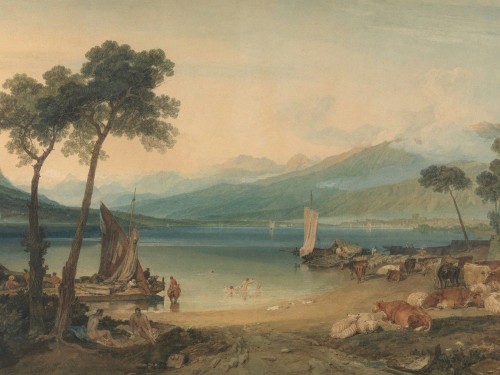 Lake Geneva and Mount Blanc