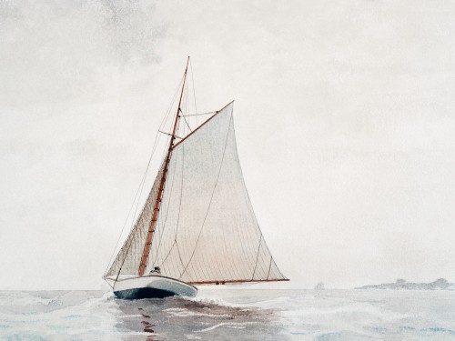 Sailing off Gloucester, 1880