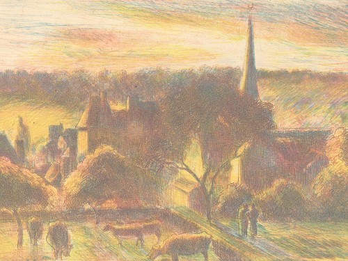 Eglise et ferme d'eragny