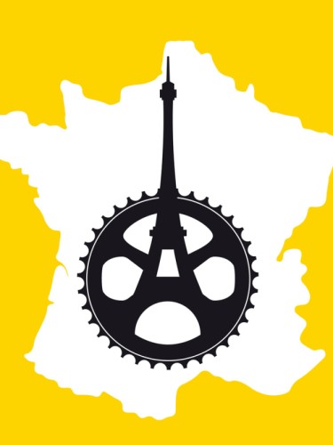 Постер Минимализм: Tour de France