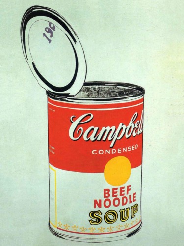 Big Campbell's Soup Can 19c (Beef Noodle)