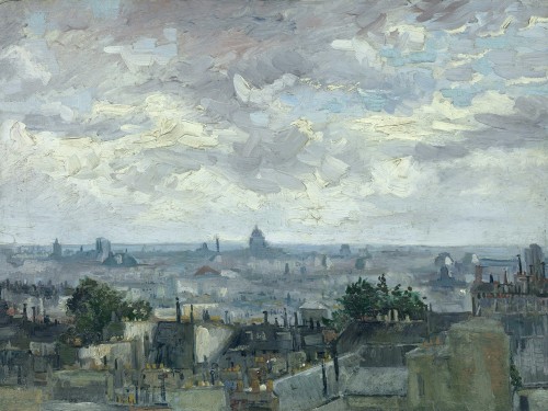 Вид на крыши Парижа, 1886
