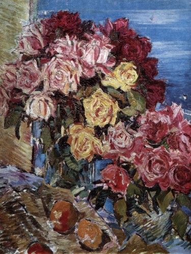 Розы на фоне моря, 1930