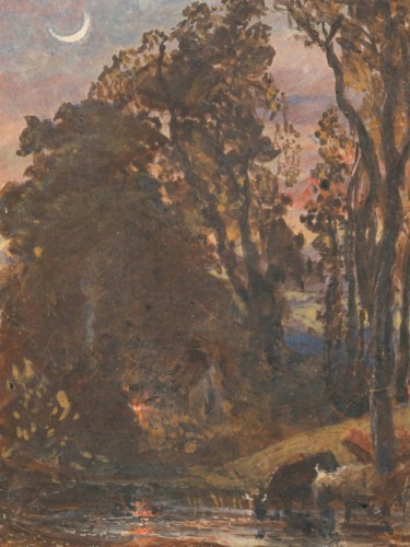 Evening, Cattle Watering