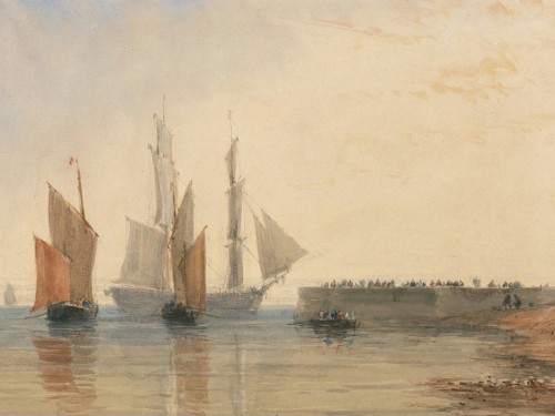 Entrance to Calais Harbour