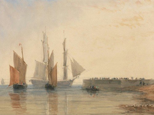 Entrance to Calais Harbour