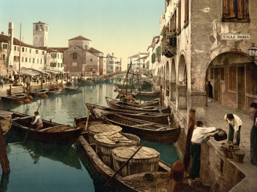 Chioggia, fish market, Venice, Italy
