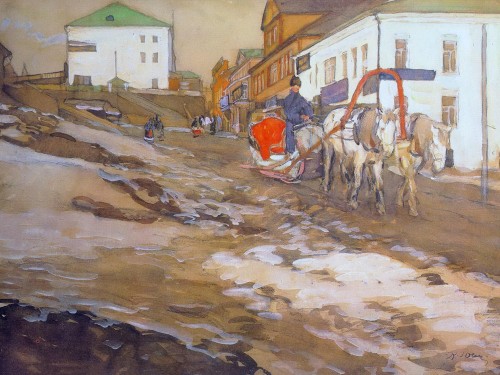 The Red Sled. The Troitse-Sergiyev Tenements