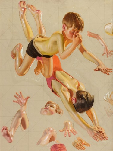Boys Diving, Saturday Evening Post