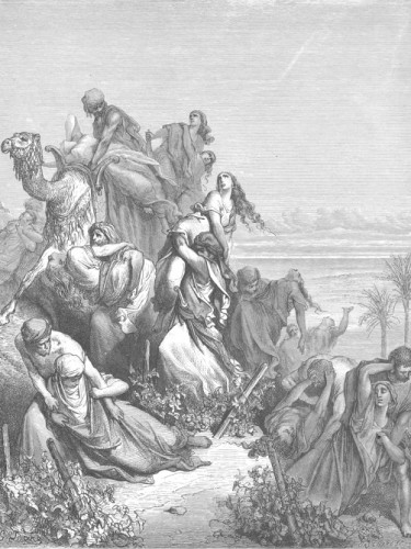 Картина 067. The Benjaminites Take the Virgins of Jabesh-gilead