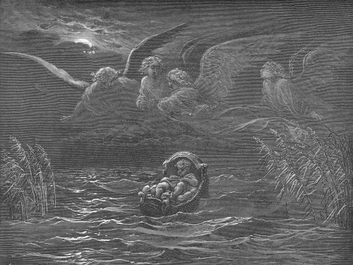 Картина 030. The Child Moses on the Nile