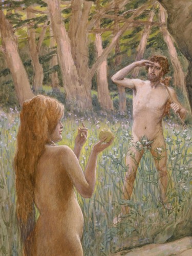 Adam Is Tempted by Eve