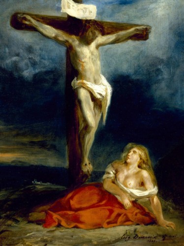 Saint Mary Magdalene at the Foot of the Cross