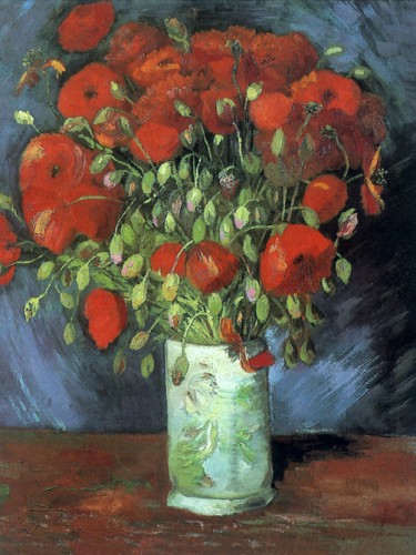 Ваза с красными маками, 1886