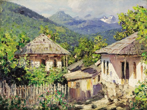Деревенская сцена, 1911